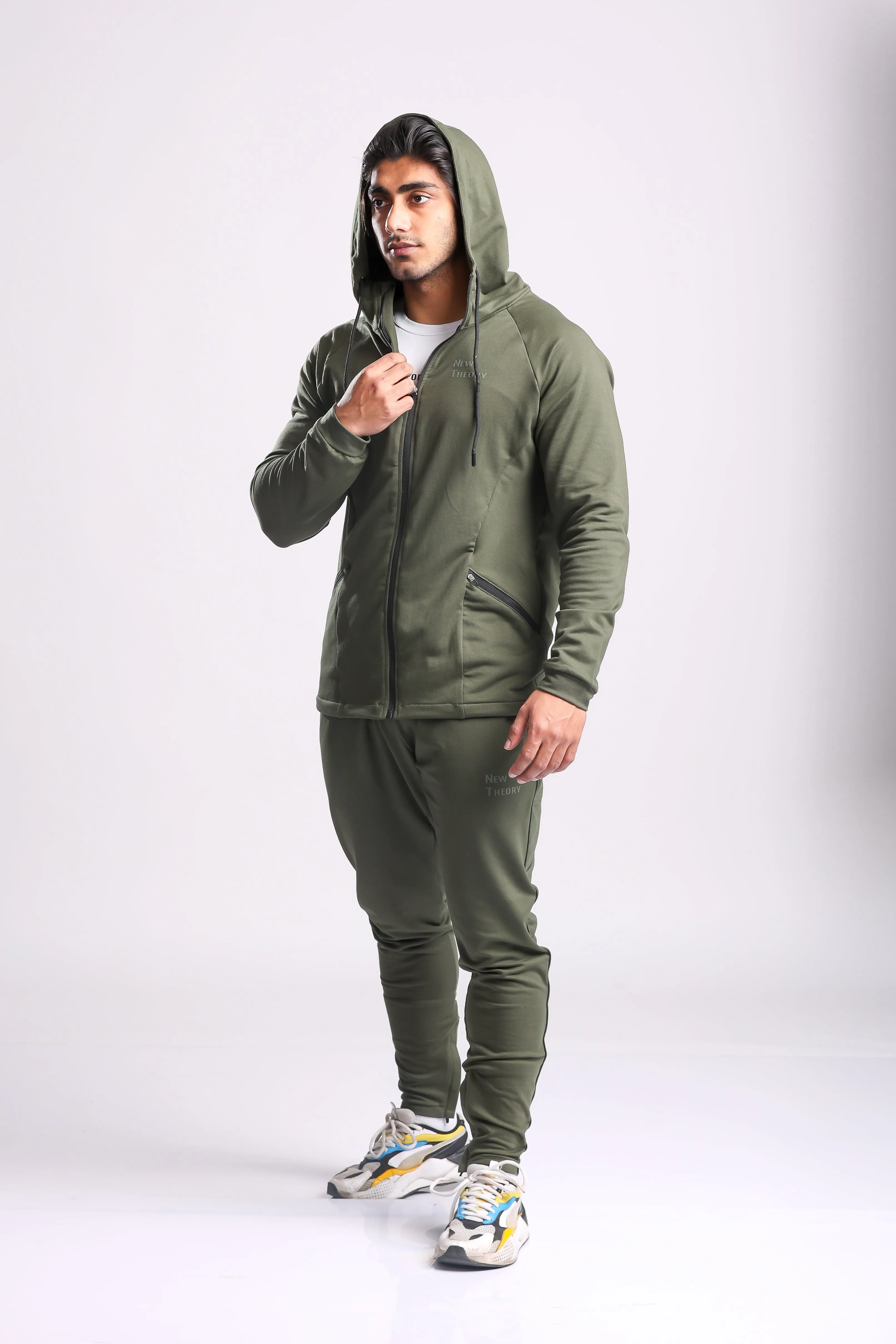 Athletic Training Tracksuit- Olive
