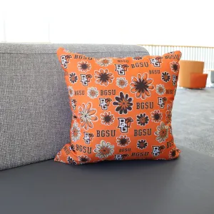 BGSU Flowers Bismark 16" Pillow