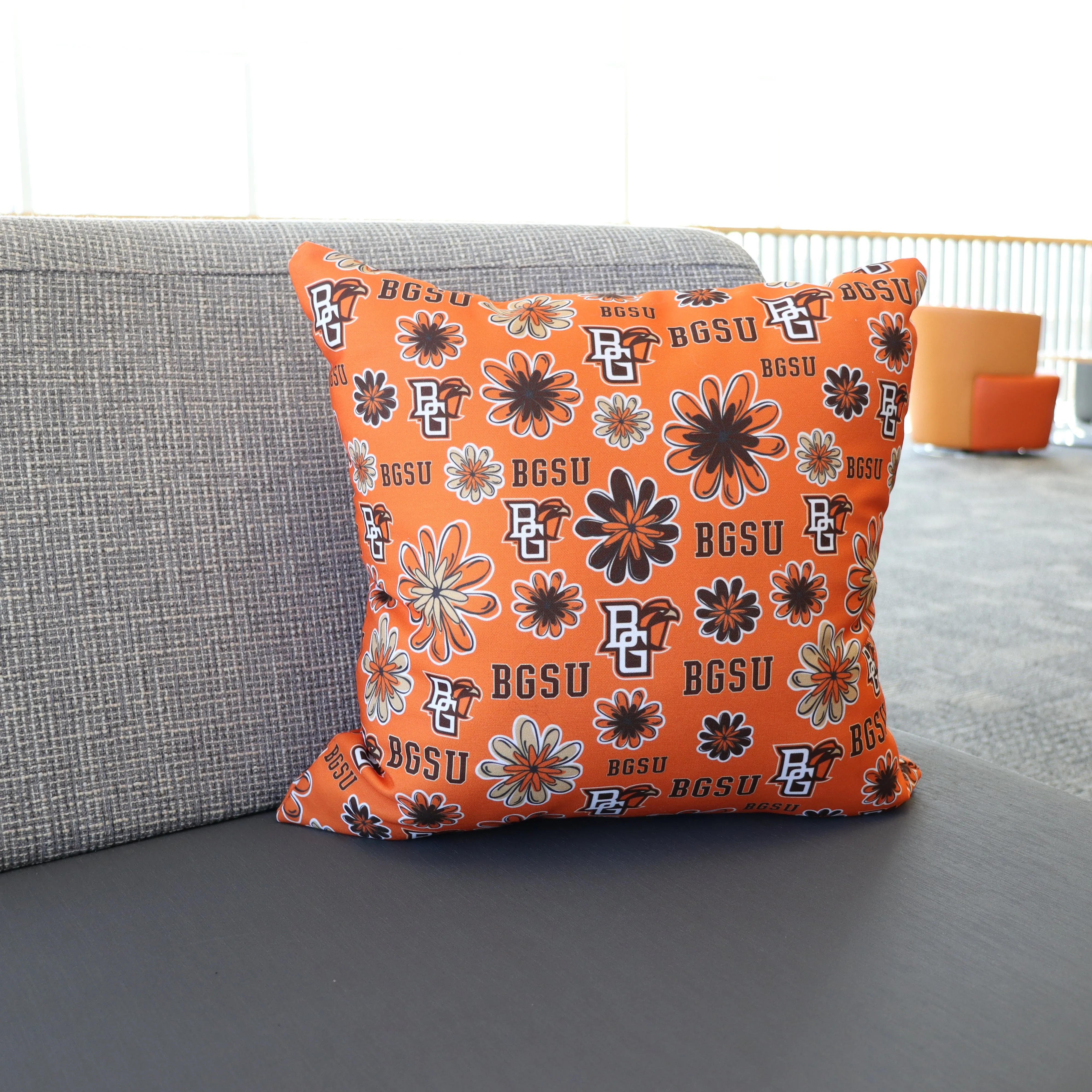 BGSU Flowers Bismark 16" Pillow