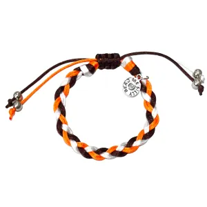BGSU Thick Braid Bracelet