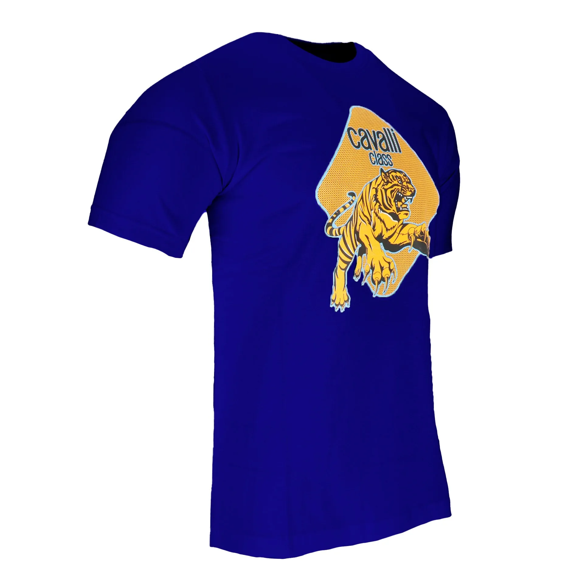 Cavalli Class Mens Blue T-Shirt