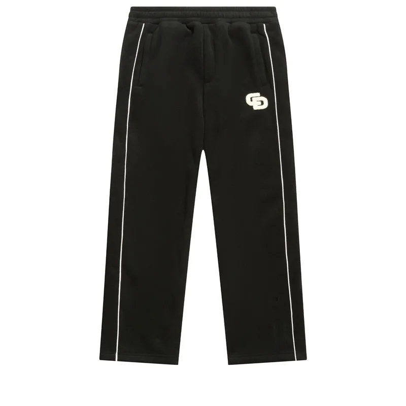 Criminal Damage Towelling Track Jogger - Black
