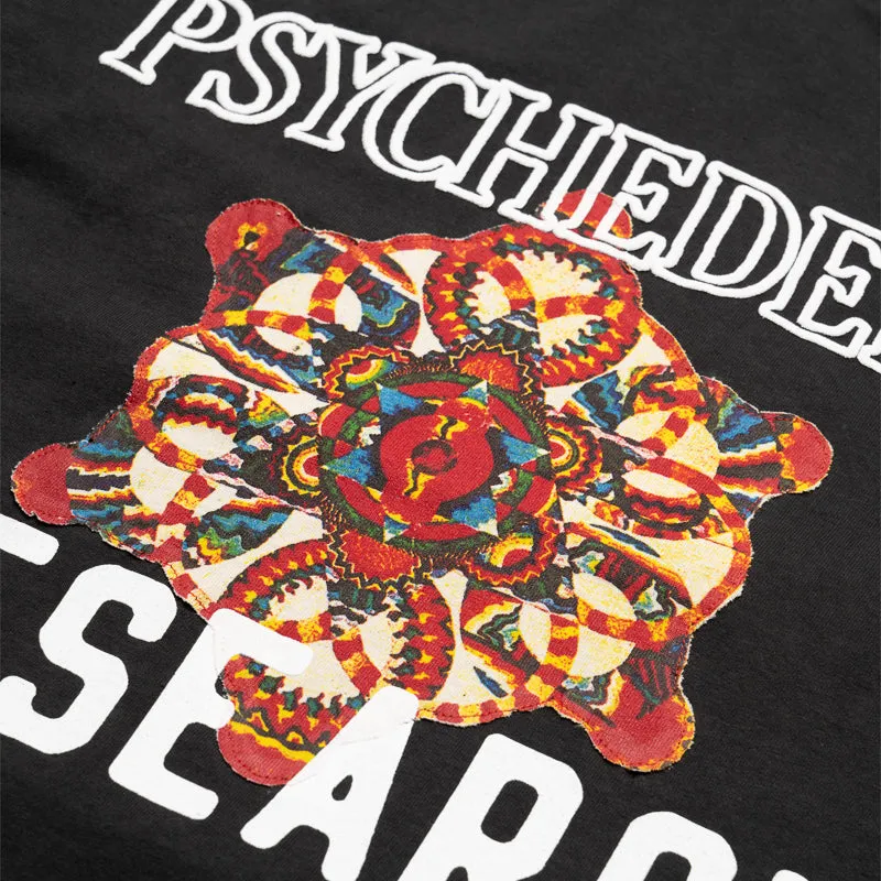 CRTFD Psychedelic Research Tee - Vintage Black
