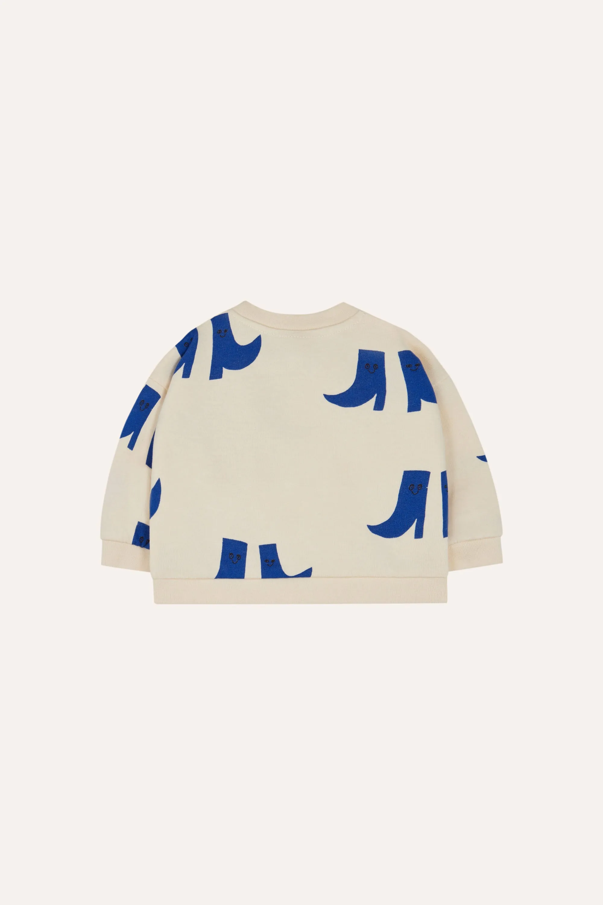 Happy Boots Ecru Sweatshirt (Baby)