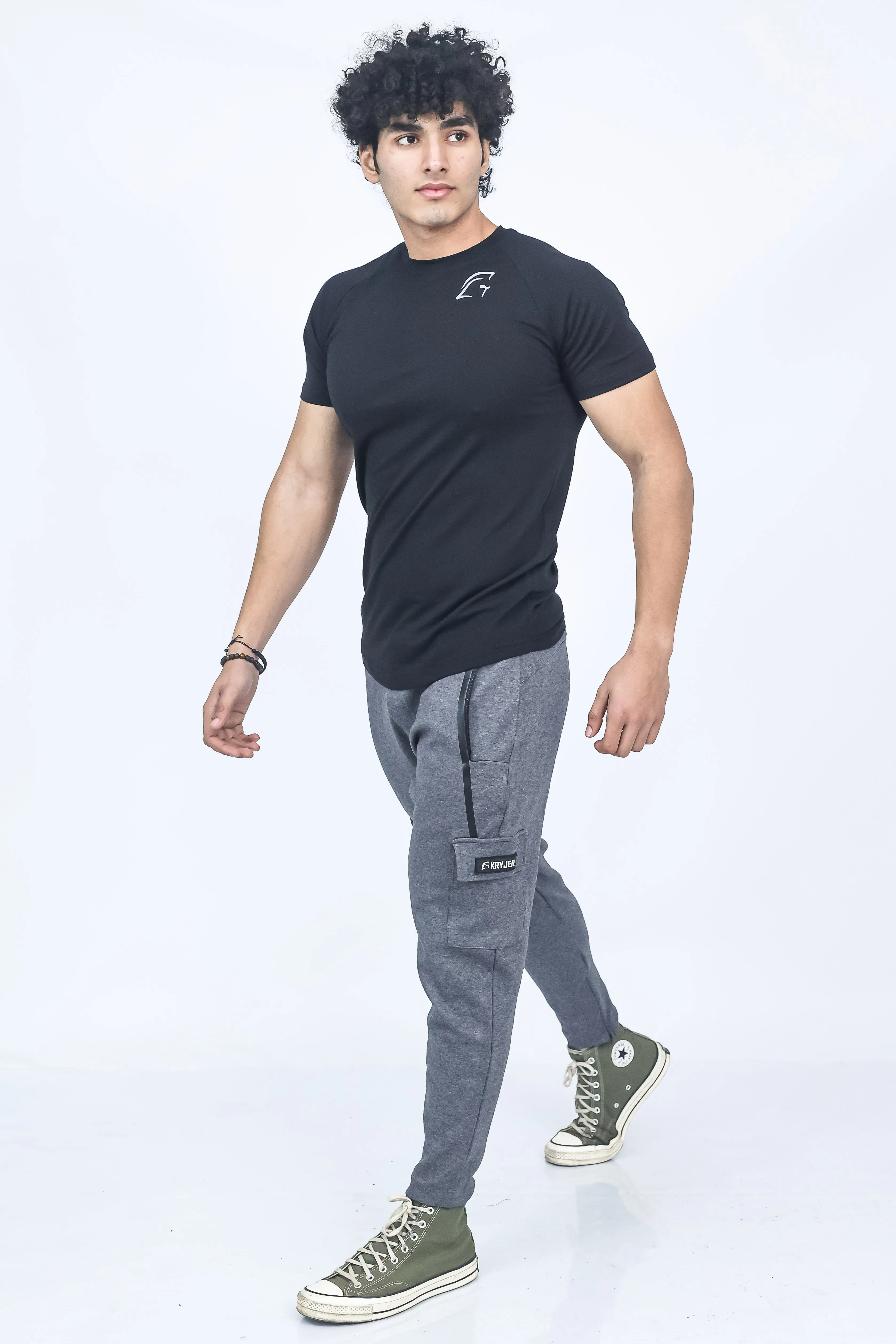 Kryjer X NTC Signature Half T-Shirt Black