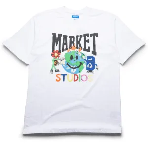 Market Smiley Studios Tee - White