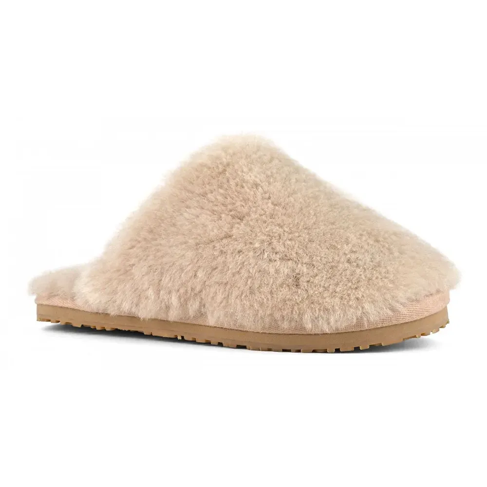 MOU Women's Closed Toe Sheepskin Slipper