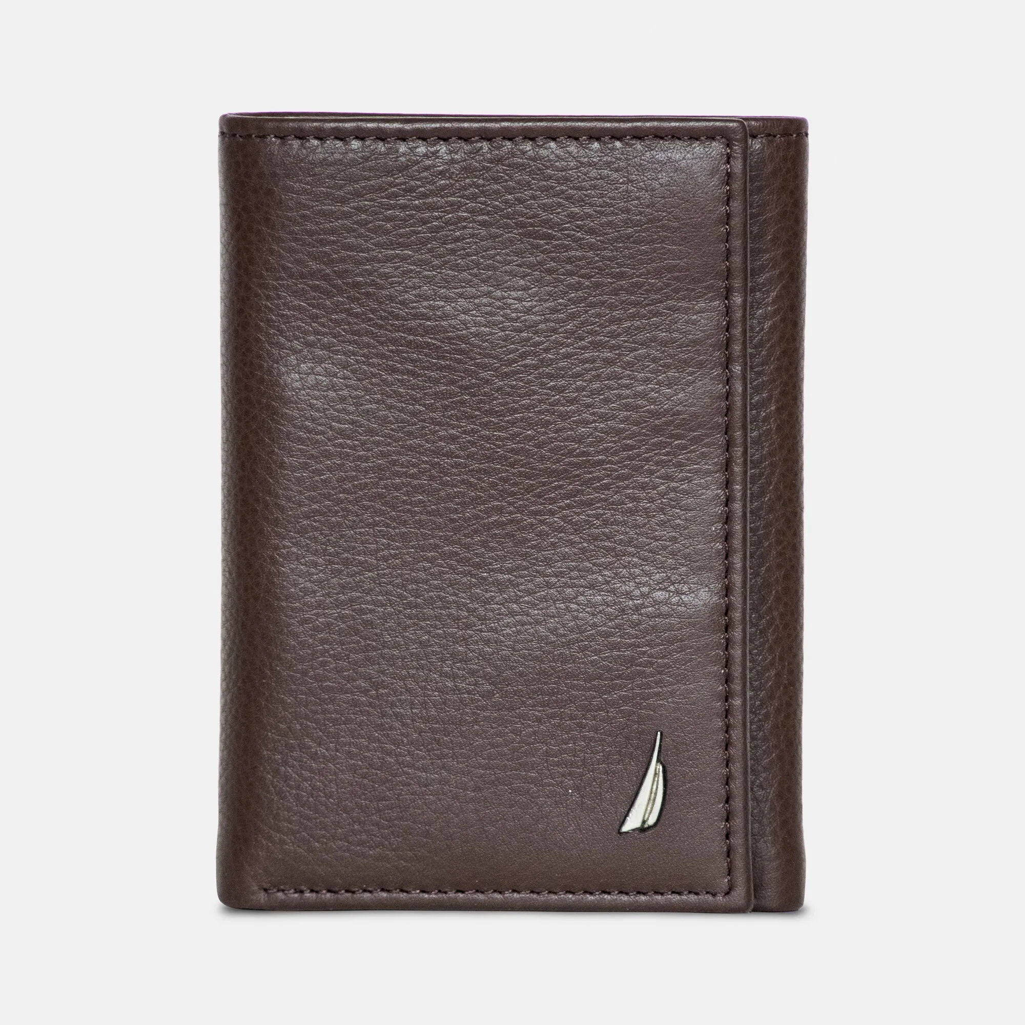 Nautica Mens Leather Trifold Wallet
