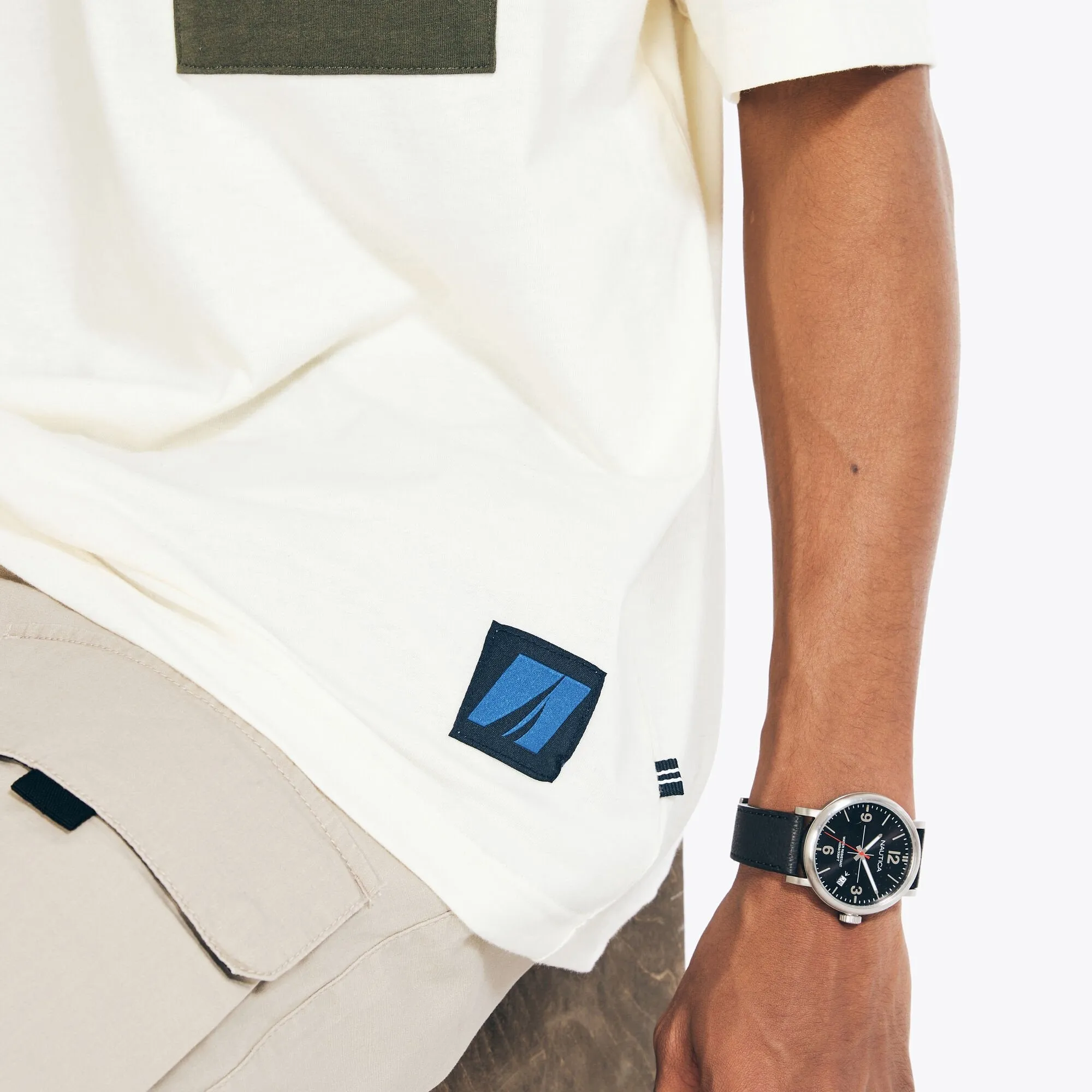 Nautica Mens Pocket T-Shirt