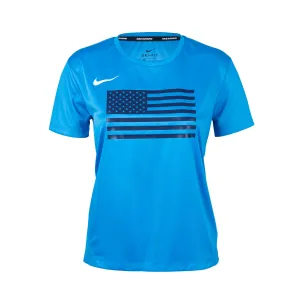 Nike Team USA Women's Short Sleeve Miler Top
