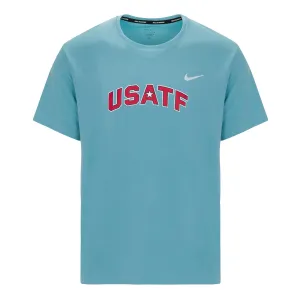 Nike USATF Men's Dri-FIT Miler Short Sleeve T-Shirt