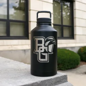 Nordic Peekaboo Matte Black Stainless Steel 64oz Growler