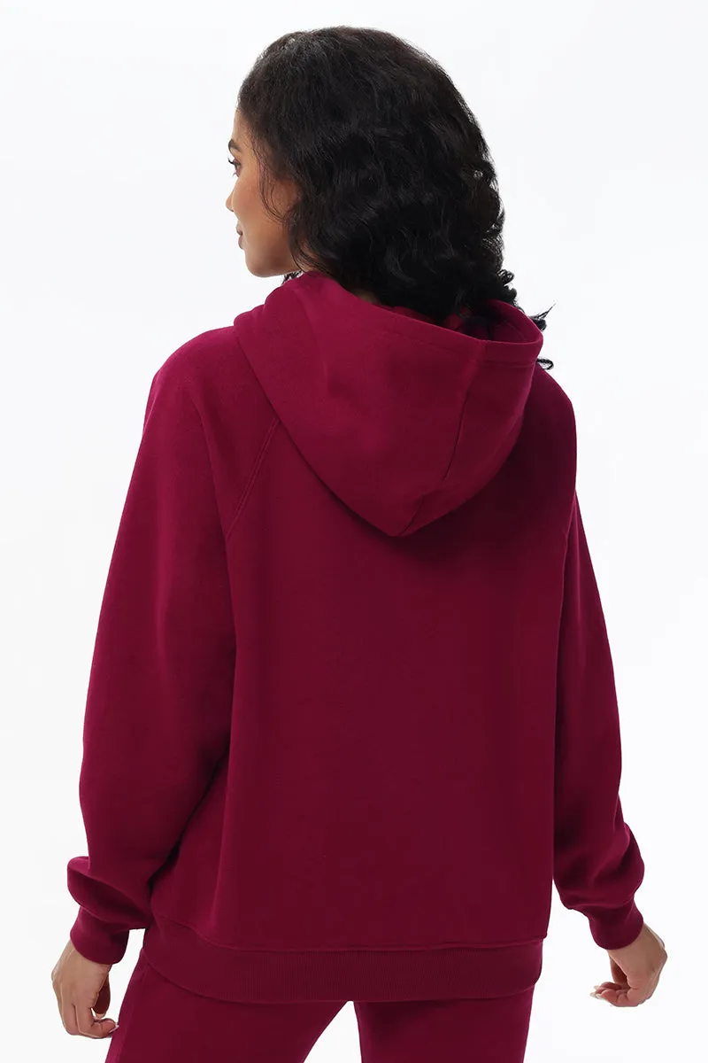Oversized Fleece Scottie Dog Hoodie Juicy Couture