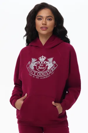 Oversized Fleece Scottie Dog Hoodie Juicy Couture