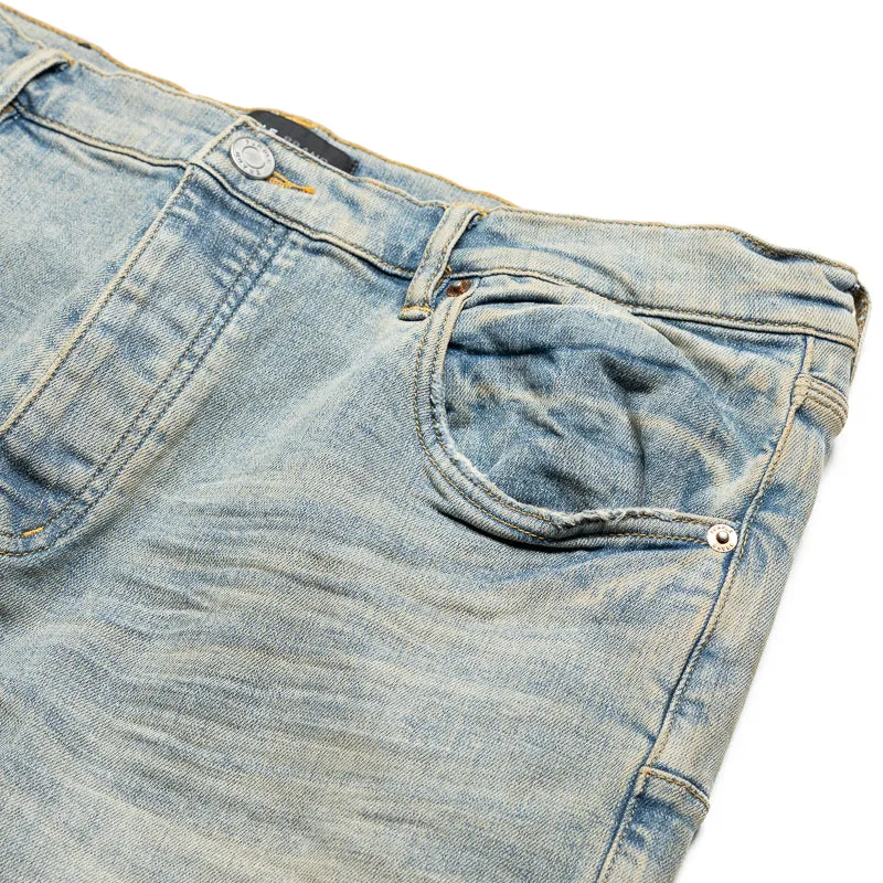 Purple Brand Low Rise Skinny Leg Venice Sunbleached Jean - Light Indigo