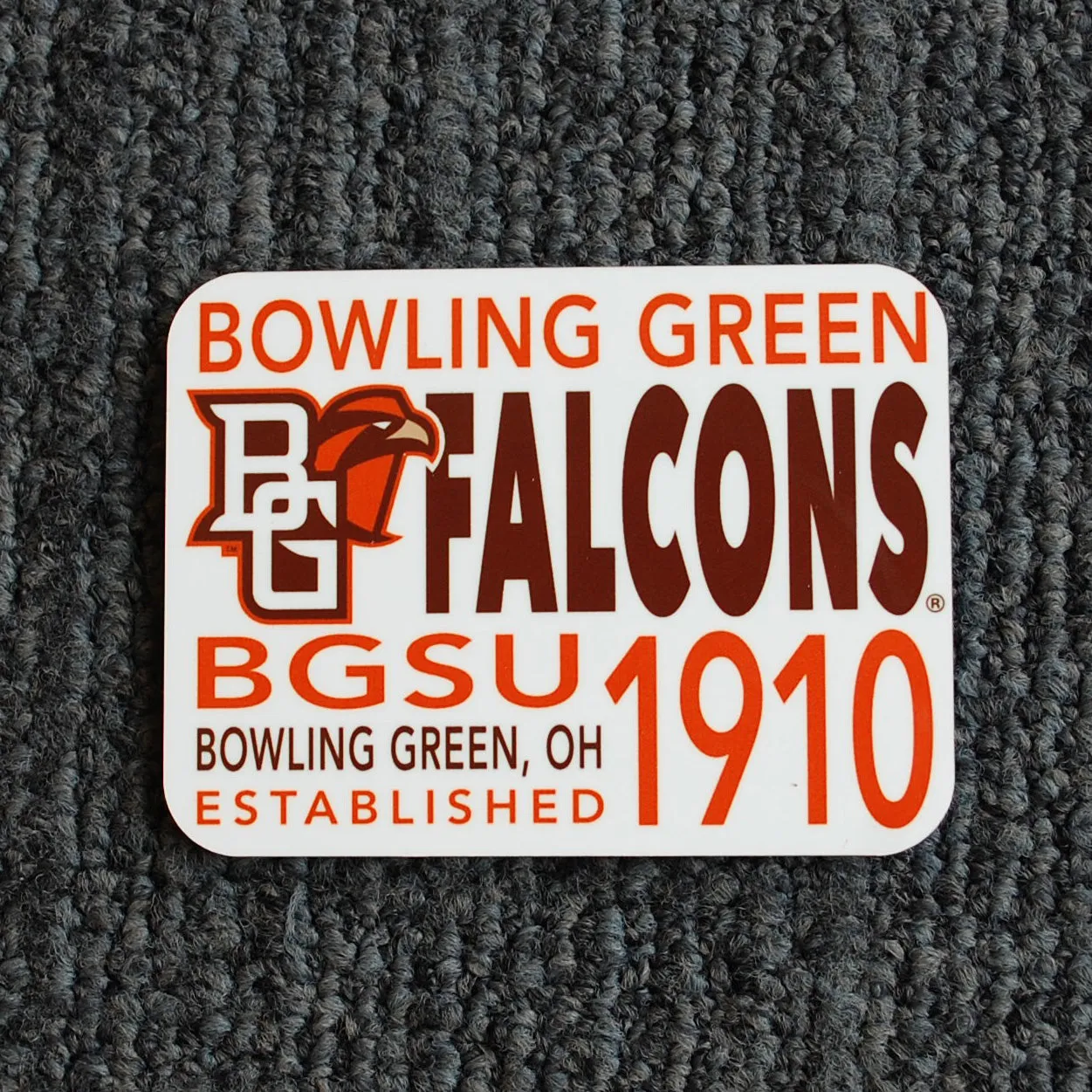 Spirit BGSU Quincy Rectangle Magnet