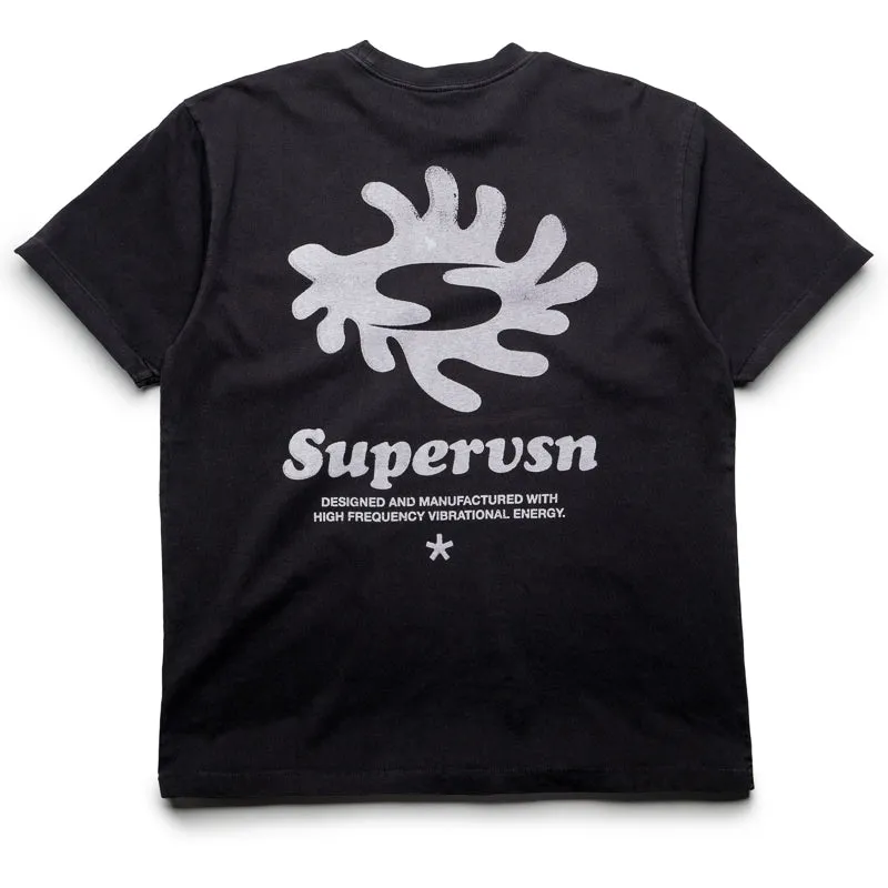 Supervsn Free Form Block Tee - Vintage Black