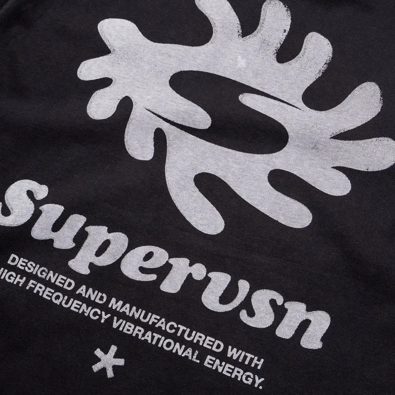 Supervsn Free Form Block Tee - Vintage Black