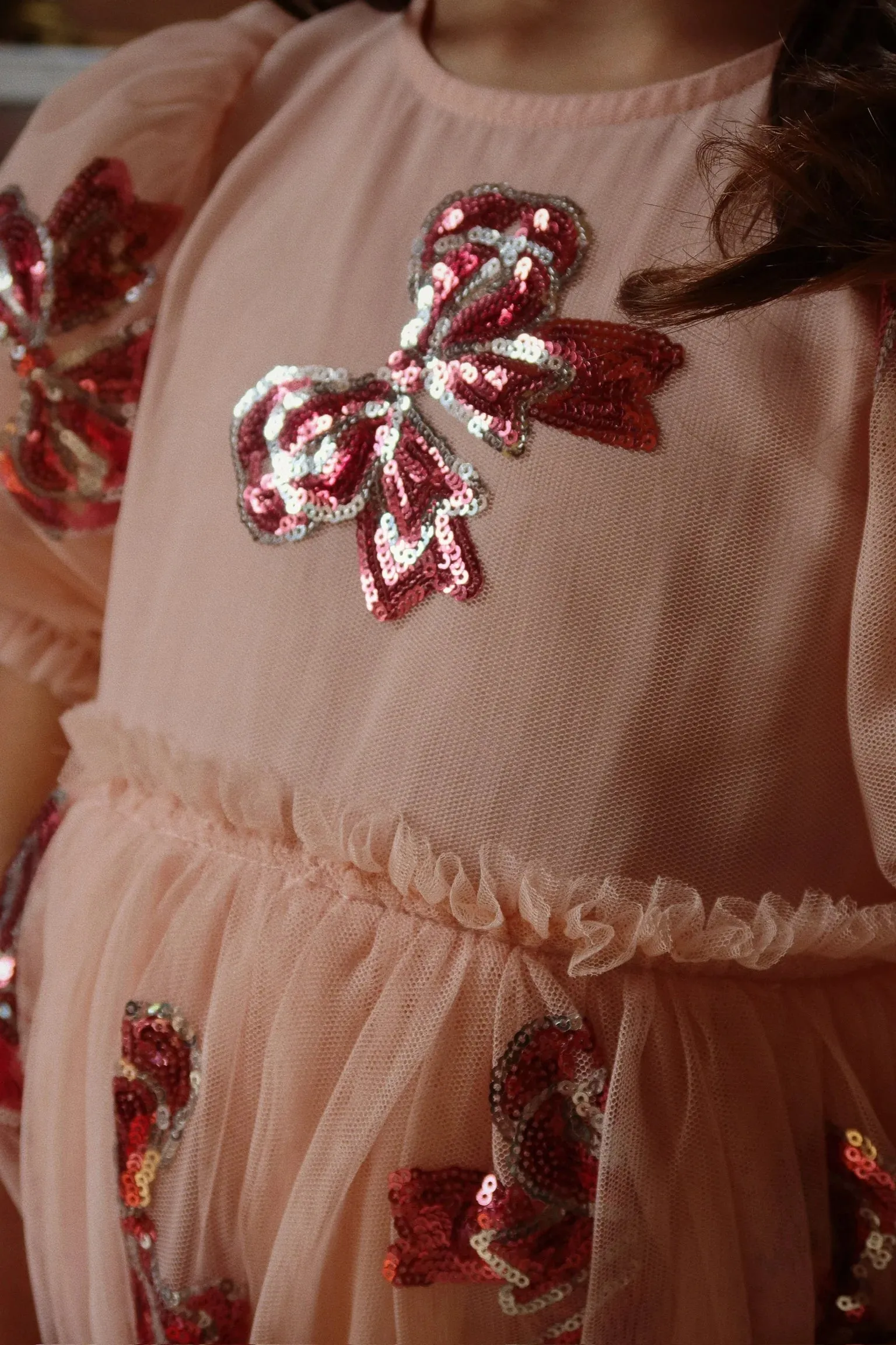 Yvonne Sleeve Dress (Bella Bow)